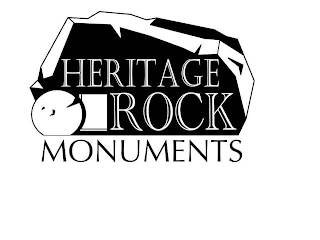 HERITAGE ROCK MONUMENTS logo