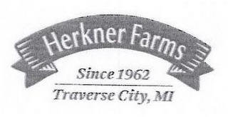 HERKNER FARMS SINCE 1962, TRAVERSE CITY, MI logo