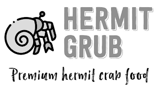 HERMIT GRUB PREMIUM HERMIT CRAB FOOD logo