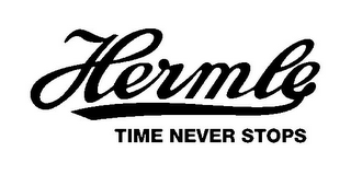 HERMLE TIME NEVER STOPS logo