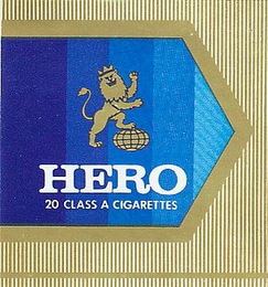 HERO 20 CLASS A CIGARETTES logo