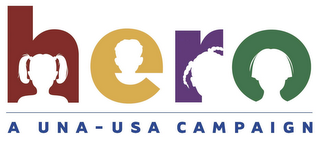 HERO A UNA-USA CAMPAIGN logo