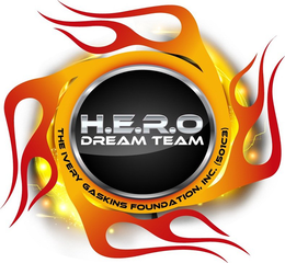 H.E.R.O DREAM TEAM THE IVERY GASKINS FOUNDATION, INC. (501C3) logo