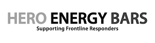 HERO ENERGY BARS SUPPORTING FRONTLINE RESPONDERS logo