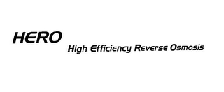 HERO HIGH EFFICIENCY REVERSE OSMOSIS logo