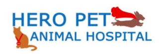 HERO PET ANIMAL HOSPITAL logo