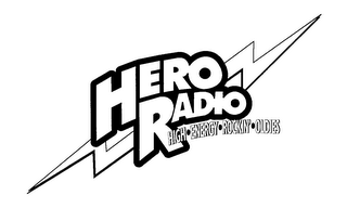 HERO RADIO HIGH ENERGY ROCKIN' OLDIES logo