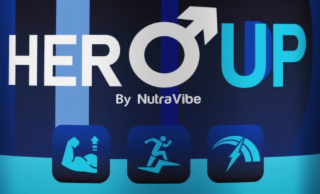 HERO UP BY NUTRAVIBE logo