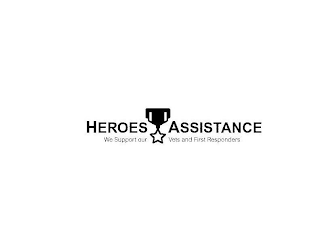 HEROES ASSISTANCE WE SUPPORT OUR VETS AND FIRST RESPONDERS logo
