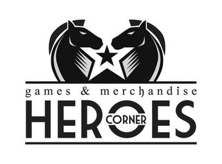 HEROES CORNER GAMES & MERCHANDISE logo