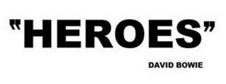 "HEROES" DAVID BOWIE logo