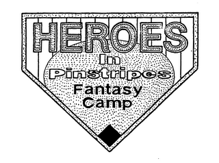 HEROES IN PINSTRIPES FANTASY CAMP logo