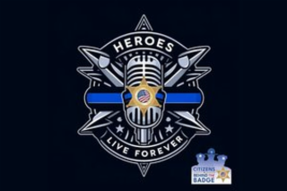 HEROES LIVE FOREVER CITIZENS BEHIND THE BADGE logo