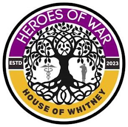 HEROES OF WAR ESTD 2023 HOUSE OF WHITNEY logo