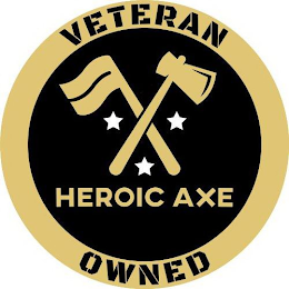 HEROIC AXE VERTERAN OWNED logo