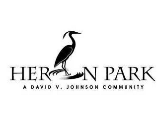 HERON PARK A DAVID V. JOHNSON COMMUNITY logo