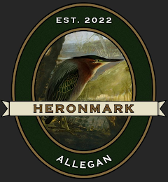 HERONMARK EST. 2022 ALLEGAN logo