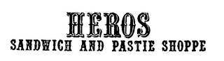 HEROS SANDWICH AND PASTIE SHOPPE logo