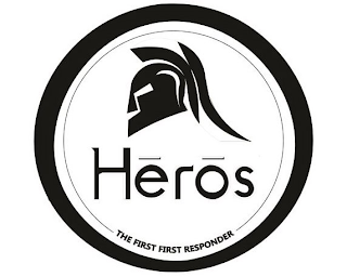 HEROS THE FIRST FIRST RESPONDER logo