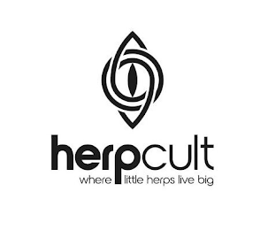 HERPCULT WHERE LITTLE HERPS LIVE BIG logo