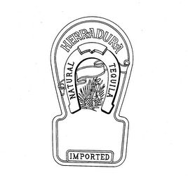 HERRADURA NATURAL TEQUILA IMPORTED logo