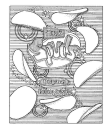HERR'S SPUDS ORIGINAL POTATO CRISPS logo