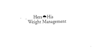 HERS HIS WEIGHT MANAGEMENT logo