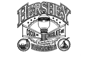HERSHEY COCOA AVE CHOCOLATE AVE CHOCOLATE TOWN U.S.A. PENNSYLVANIA logo