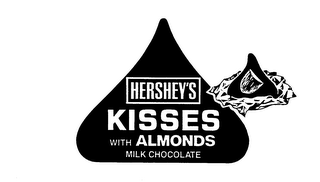 HERSHEY'S KISSES WITH ALMONDS MILK CHOCOLATE logo