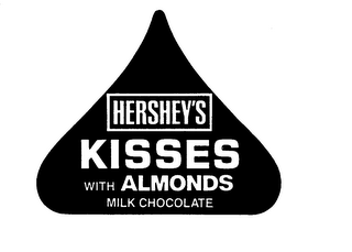 HERSHEY'S KISSES WITH ALMONDS MILK CHOCOLATE logo