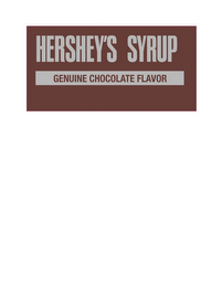 HERSHEY'S SYRUP GENUINE CHOCOLATE FLAVOR logo