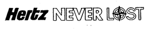 HERTZ NEVER LOST logo
