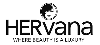HERVANA WHERE BEAUTY IS A LUXURY logo