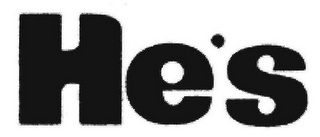 HE'S logo