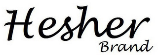 HESHER BRAND logo