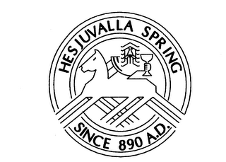 HESJUVALLA SPRING SINCE 890 A.D. logo