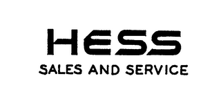 HESS SALES AND SERVICE logo