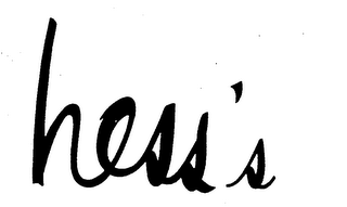 HESS'S logo