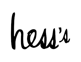 HESS'S logo