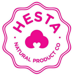 HESTA · NATURAL PRODUCT CO · logo