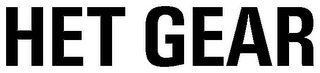 HET GEAR logo