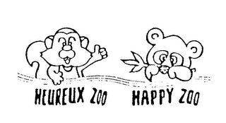 HEUREUX Z00 HAPPY Z00 logo