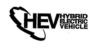 HEV HYBRID ELECTRIC VEHICLE logo