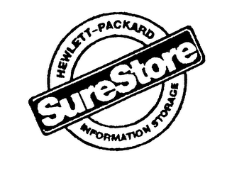 HEWLETT-PACKARD SURESTORE INFORMATION STORAGE logo