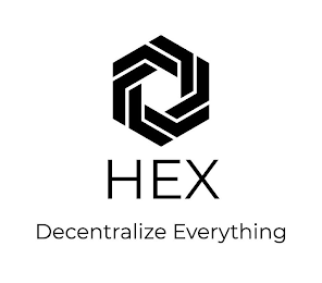HEX DECENTRALIZE EVERYTHING logo