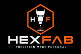 HEXFAB PRECISION MADE PERSONAL logo
