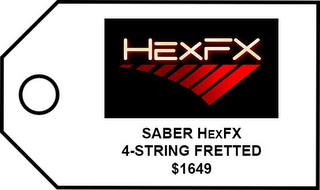 HEXFX SABER HEXFX 4-STRING FRETTED $1649 logo