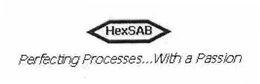 HEXSAB PERFECTING PROCESSES...WITH A PASSION logo