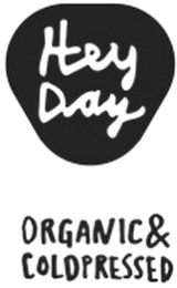 HEY DAY ORGANIC & COLDPRESSED logo