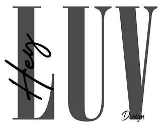 HEY LUV DESIGN logo